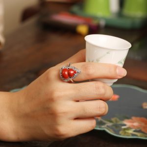 Gourd Ring | 925 Sterling Silver or Gold-Plated | Lucky & Elegant Jewelry